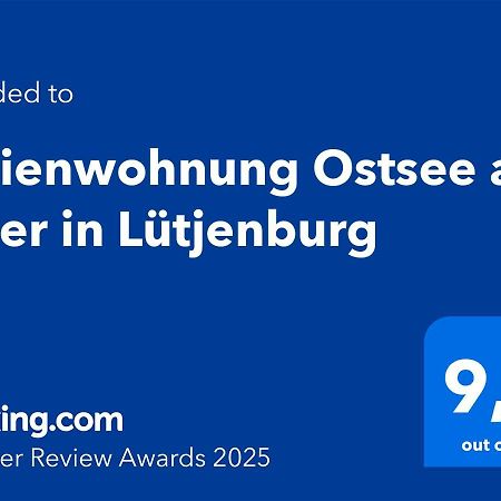 Ferienwohnung Ostsee Am Meer In Lütjenburg Eksteriør billede